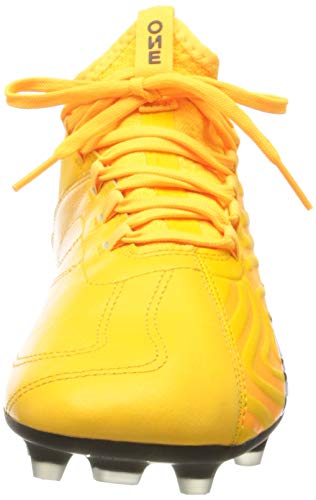 PUMA One 20.3 FG/AG, Botas de fútbol Hombre, Amarillo (Ultra Yellow Black/Orange Alert), 44 EU