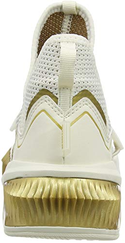 PUMA Provoke XT Mid WNS, Zapatillas de Gimnasio Mujer, Blanco (Whisper White Team Gold), 40 EU
