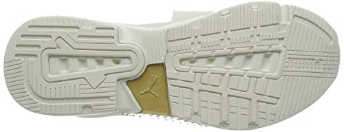 PUMA Provoke XT Mid WNS, Zapatillas de Gimnasio Mujer, Blanco (Whisper White Team Gold), 40 EU