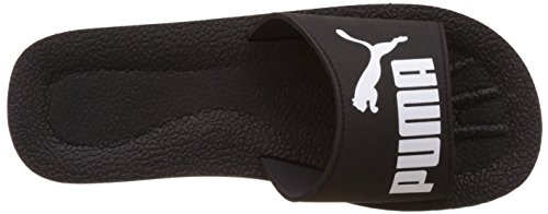 PUMA PURECAT, Sandalias deslizantes Unisex Adulto, Negro (Black/White), 44.5 EU