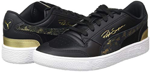 PUMA Ralph Sampson LO Stardust WN S, Zapatillas Mujer, Negro Blanco Team Oro, 36 EU