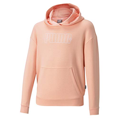 PUMA Rebel Hoodie TR G Sudadera, Niñas, Apricot Blush, 176