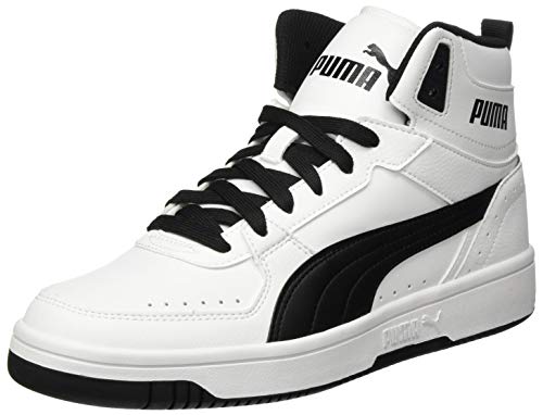 PUMA Rebound Joy, Zapatillas Unisex Adulto, Blanco White Black, 36 EU