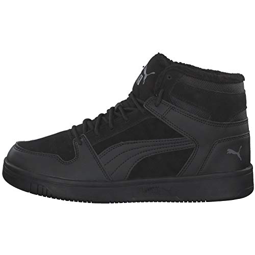 PUMA Rebound Layup SD Fur, Zapatillas Unisex Adulto, Negro Black-Castlerock, 44 EU