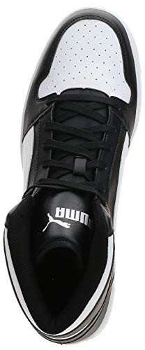 PUMA Rebound Layup SL, Zapatillas Unisex Adulto, Negro Black White, 43 EU