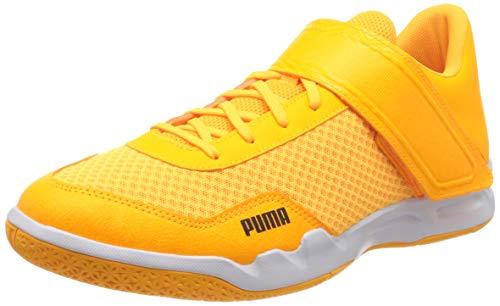 PUMA Rise XT Eh 4, Botas de fútbol para Hombre, Naranja (Orange Alert Black White), 39 EU