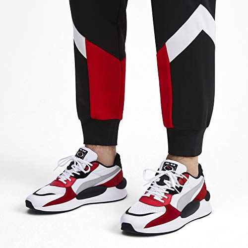 PUMA RS 9.8 Space, Zapatillas Unisex Adulto, White-High Risk Red, 42.5 EU