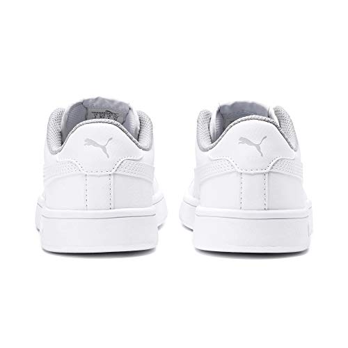 PUMA Smash V2 L Jr, Zapatillas, Blanco White White, 35.5 EU