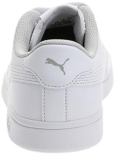 PUMA Smash V2 L Jr, Zapatillas Unisex Adulto, Blanco White White, 37 EU