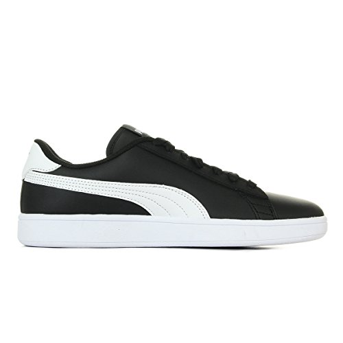 PUMA Smash V2 L Jr, Zapatillas Unisex Adulto, Negro Black White, 36 EU