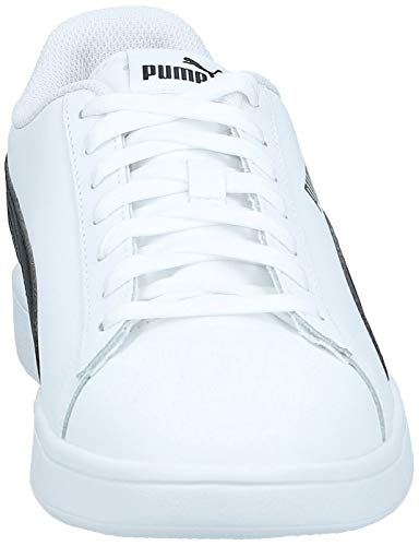 PUMA Smash V2 L, Zapatillas Unisex Adulto, Blanco White Black, 46 EU