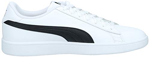 PUMA Smash V2 L, Zapatillas Unisex Adulto, Blanco White Black, 46 EU