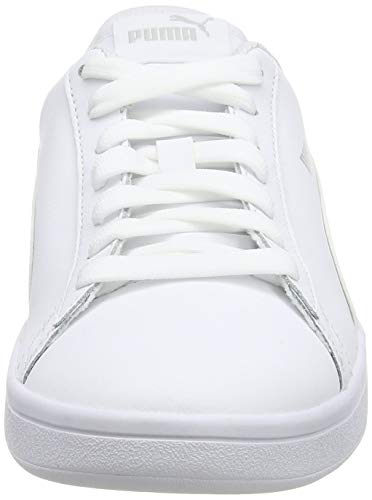 PUMA Smash V2 L, Zapatillas Unisex Adulto, Blanco White White, 38.5 EU