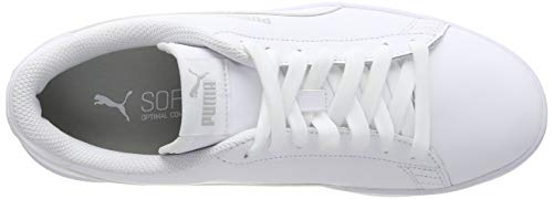 PUMA Smash V2 L, Zapatillas Unisex Adulto, Blanco White White, 38.5 EU