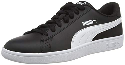 PUMA Smash V2 L, Zapatillas Unisex Adulto, Negro Black White, 40 EU