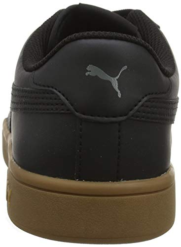PUMA Smash V2 L, Zapatillas Unisex Adulto, Negro Black/Gum, 37 EU