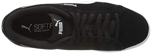 PUMA Smash v2, Zapatillas Unisex Adulto, Negro (Black White Silver), 42.5 EU