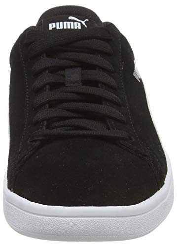 PUMA Smash v2, Zapatillas Unisex Adulto, Negro (Black White Silver), 42.5 EU