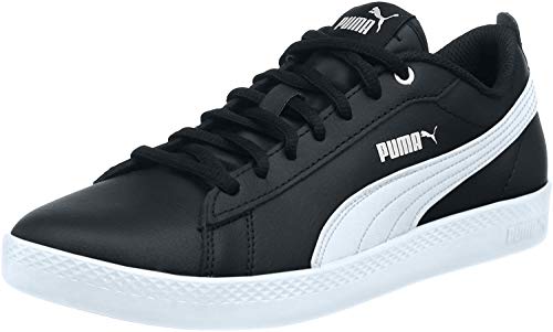 PUMA Smash Wns V2 L, Zapatillas Mujer, Negro Black White, 38 EU