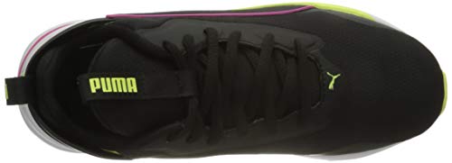 PUMA SOFTRIDE Rift Tech WN'S, Zapatillas para Correr de Carretera Mujer, Negro Black/Fizzy Yellow, 41 EU