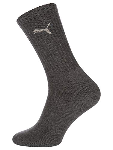 Puma Sport 3P, Calcetines de Deporte Para Hombre, Pack de 3, Gris (Antracita), 43-46