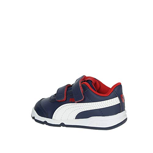 PUMA Stepfleex 2 SL Ve V Inf, Zapatillas, Azul (Peacoat/White/Flame Scarlet), 21 EU