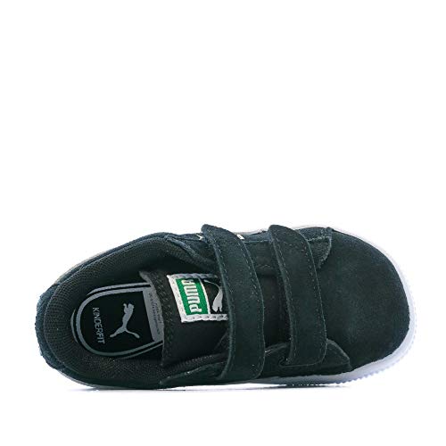 PUMA Suede 2 Straps INF, Zapatillas Unisex Adulto, Negro (Black/White), 37 EU