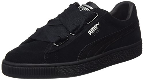 Puma Suede Heart EP, Zapatillas Mujer, Negro, 37.5 EU