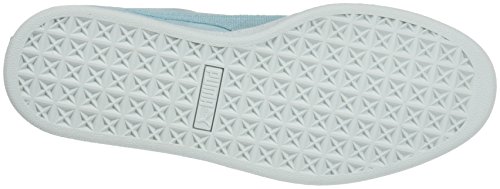 Puma Suede Heart Pebble, Zapatillas Mujer, Verde (Aquifer-Blue Flower), 38.5 EU