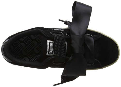 Puma Suede Heart Safari, Zapatillas Mujer, Negro (Black 364083/03), 36 EU