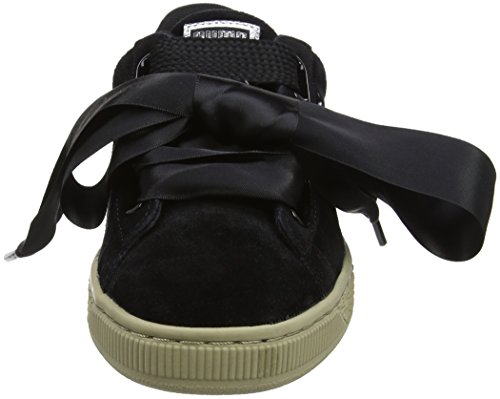 Puma Suede Heart Safari, Zapatillas Mujer, Negro (Black 364083/03), 36 EU