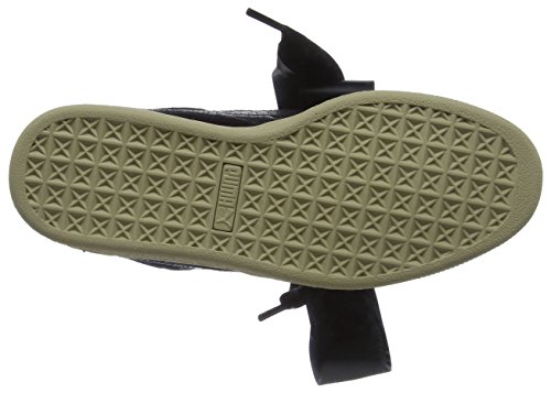Puma Suede Heart Safari, Zapatillas Mujer, Negro (Black 364083/03), 36 EU