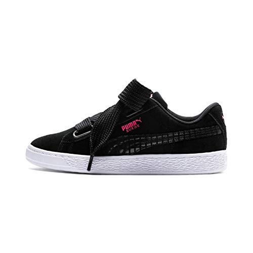 Puma Suede Heart Street 2 Wn's, Zapatillas Mujer, Negro Black Black 01, 40 EU