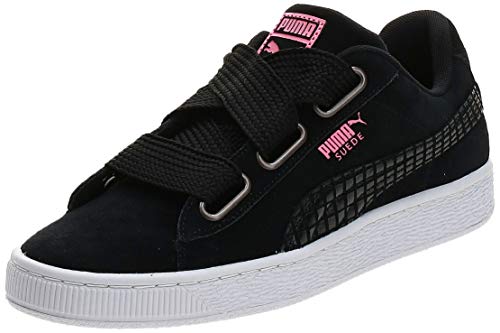 Puma Suede Heart Street 2 Wn's, Zapatillas Mujer, Negro Black Black 01, 40 EU