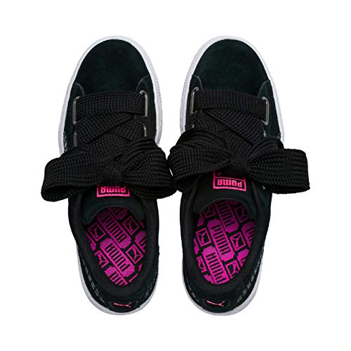 Puma Suede Heart Street 2 Wn's, Zapatillas Mujer, Negro Black Black 01, 40 EU
