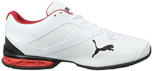 PUMA Tazon 6 FM, Zapatillas de Cross Hombre, Blanco (White/Black Silver), 44.5 EU