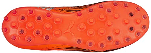 PUMA Ultra 3.1 MG JR, Zapatillas de fútbol, Naranja (Shocking Orange Black), 33 EU