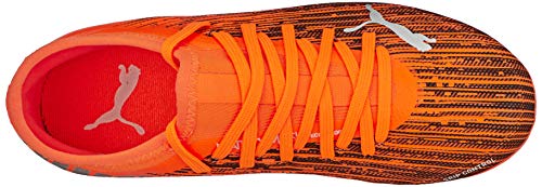 PUMA Ultra 3.1 MG JR, Zapatillas de fútbol, Naranja (Shocking Orange Black), 34 EU