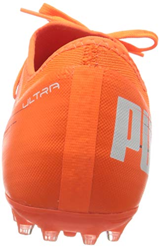 PUMA Ultra 3.1 MG, Zapatillas de fútbol Hombre, Naranja (Shocking Orange Black), 39 EU