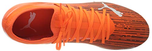 PUMA Ultra 3.1 MG, Zapatillas de fútbol Hombre, Naranja (Shocking Orange Black), 39 EU