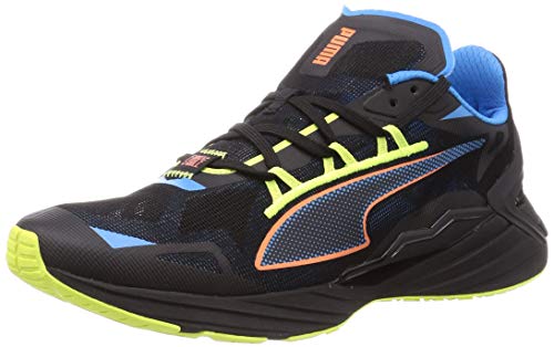 PUMA ULTRARIDE FM Xtreme, Zapatillas para Correr de Carretera Hombre, Negro Black/Nrgy Blue/Ultra Orange, 39 EU