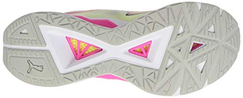 PUMA Ultraride Wn's, Zapatillas para Correr de Carretera Mujer, Blanco White/Luminous Pink/Fizzy Yellow, 40.5 EU