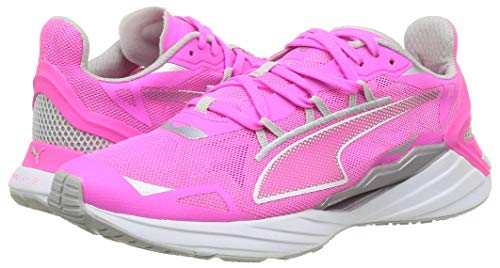 PUMA Ultraride Wn's, Zapatillas para Correr de Carretera Mujer, Rosa (Luminous Pink/Metallic Silver), 37.5 EU
