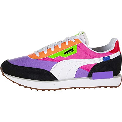 PUMA Zapatillas de deporte con cordones para mujer Future Rider, (Morado luminoso/rosa fluo.), 37.5 EU