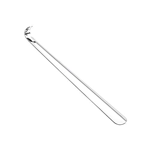 Queta Calzador de Zapatos de Metal con Mango Cómodo para Varias Botas y Zapatos Adecuados para Hombres, Mujeres, Niños, Ancianos, Embarazadas