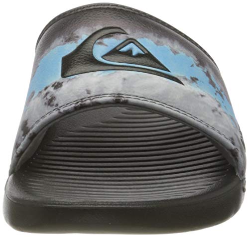 Quiksilver Bright Coast Print, Chanclas Hombre, Black Blue Black, 42 EU