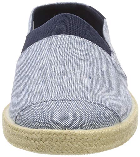 Quiksilver Espadrilled, Alpargata Hombre, Azul (Blue/White/Blue Xbwb), 43 EU