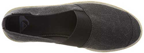 Quiksilver Espadrilled, Alpargata Hombre, Negro (Solid Black Sbkm), 42 EU