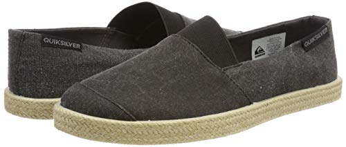 Quiksilver Espadrilled, Alpargata Hombre, Negro (Solid Black Sbkm), 42 EU