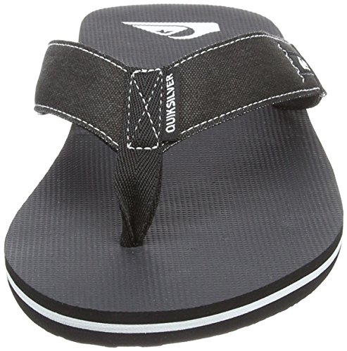 Quiksilver Molokai Abyss, Zapatos de Playa y Piscina Hombre, Negro (Black/Black/White Xkkw), 45 EU
